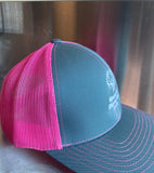 Pink & Grey Trucker Hat